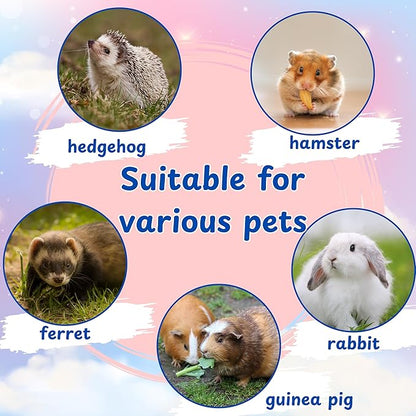 Foraging Mat for Hedgehog Enrichment Toys, Hedgehog Toys for Cage, Interactive Feeding Toy for Small Pet, Rabbit Foraging Mat, Hedgehogs Accessories, Guinea Pig Toy (Green, 17.7x9.8in)