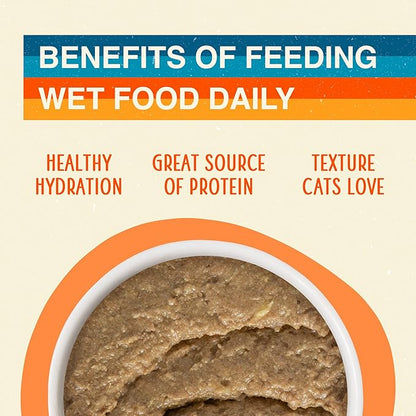 Weruva Cats in The Kitchen Slide N' Serve The Brat Pack Variety Cat Food Pouches 3 Ounce (Pack of 12)