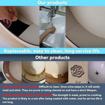 Hamster Silent Exercise Wheel – Wooden Hamster Wheel with Removable Washable Track, Quiet Wheel for Gerbils, Mice, Small Pets – Prevents Boredom Depression（L）