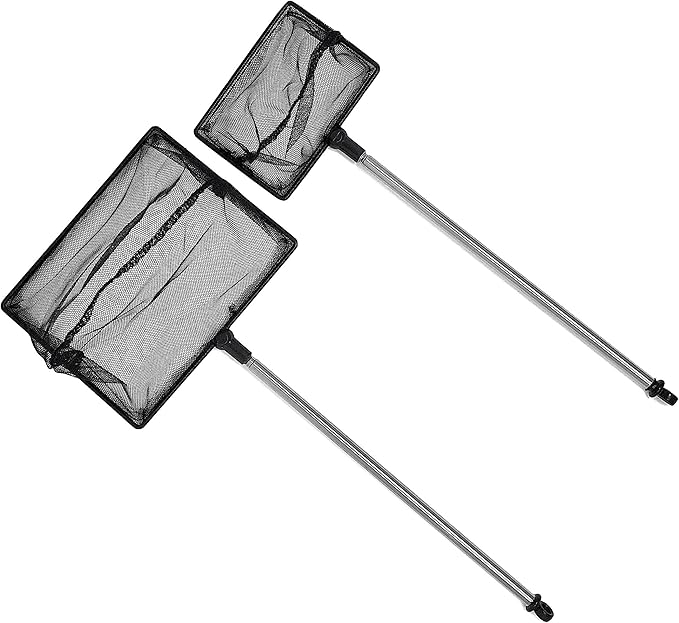 Long Handle Fine Net Fish Tank Net – Retractable 24 inches