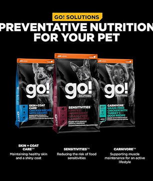 Go! Solutions Sensitivities Limited Ingredients, Grain-Free Dry Dog Food, Lamb Recipe for Sensitive Stomach, 22 lb Bag