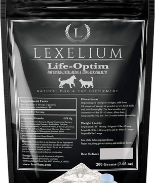 Life-Optim Terminal Illness Support Blend for Dogs and Cats | 100% Natural Supplement Powder | Designed to Extend and Improve Quality of Life | 200 Gram Powder Bag