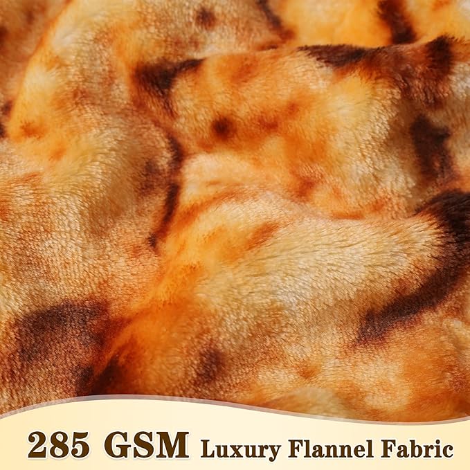 mermaker Cookies Blanket 2.0 Double Sided 60 inches for Adult and Kids, Novelty Realistic Cookies Throw Blanket, 285 GSM Soft Flannel Blanket