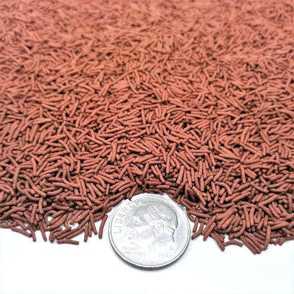 Aquatic Foods Inc. Worm Like Intense Color Enhancing Sinking Micro Sticks for Discus, Cichlids, Koi and Pond Fish, All Tropical Fish…4-lb Lg Jar