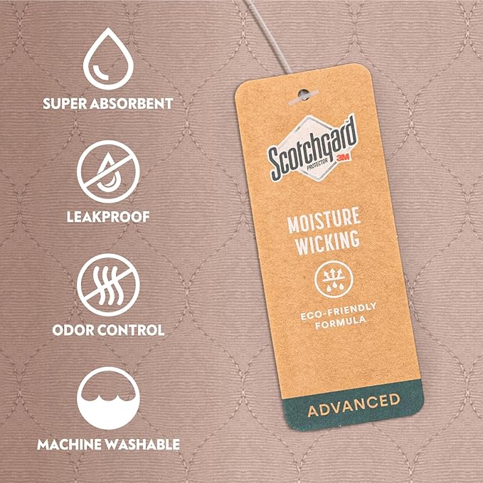 Paw Inspired Washable Pee Pads for Dogs (2 Pack), Leakproof, Non-Slip Reusable Puppy Pads for Potty Training, Whelping, Waterproof Mat (32x30 Inch, Pack of 2)