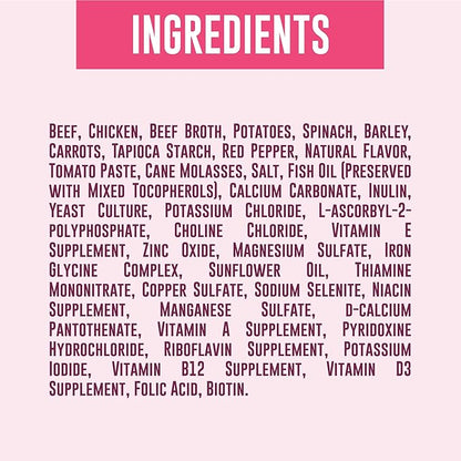 YOUR PET'S KITCHEN Wet Dog Food, Chicken Pot Pie Recipe & Beef Recipe Variety Pack - 13.2 oz Cans (Pack of 12), Made in The USA with Real Chicken