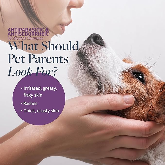 Veterinary Formula Clinical Care Antiparasitic & Antiseborrheic Medicated Dog Shampoo & Clinical Care Hot Spot & Itch Relief Medicated Spray, 8oz