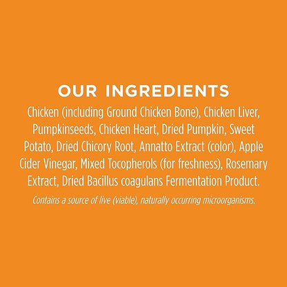 Instinct Raw Boost Mixers, Freeze Dried Cat Food Toppers with Functional Ingredients, Grain Free, Real Chicken - Digestive Health, 5.5 oz Bag