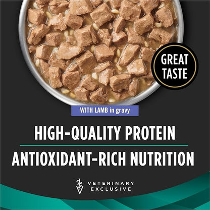 Pro Plan Veterinary Diets Purina EN Savory Selects Gastroenteric with Lamb in Gravy Canine Formula Gastrointestinal Dog Food - (Pack of 12) 13.3 oz. Cans