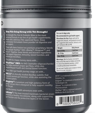 Zesty Paws Vet Strength Probiotics for Dogs, Digestive Health & Gut Flora Support, Dog Supplements, 90 Count