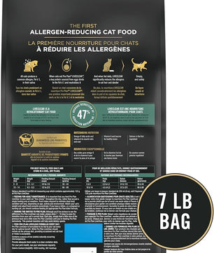 Purina Pro Plan Allergen Reducing, High Protein Cat Food, LIVECLEAR Salmon and Rice Formula - 7 lb. Bag