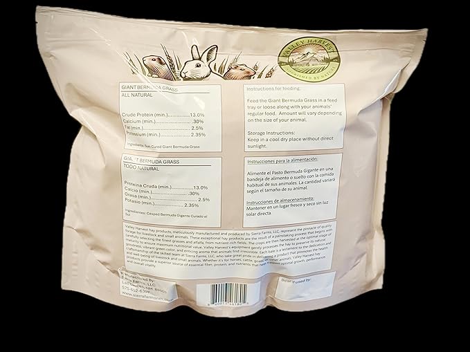 Grass Hay – Nutritious Feed for Rabbits, Guinea Pigs, Chinchillas, Tortoises & Hamsters – Natural Snack & Daily Feed for Small Pets