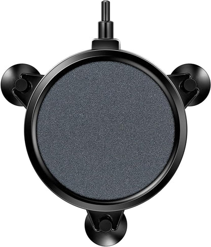 VIVOSUN Air Stone Disc 4 x 4 Inch with Shell and Sucker for Aquarium, Fish Tank and Hydroponics Air Pump