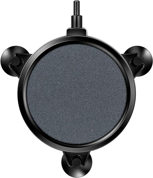VIVOSUN Air Stone Disc 4 x 4 Inch with Shell and Sucker for Aquarium, Fish Tank and Hydroponics Air Pump