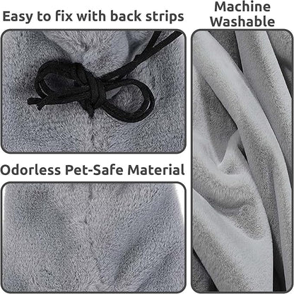 SIMENA Bird Blanket for Cage, Corner Fleece Bed for Birds, Cozy Bird Warmer, Parrot House for Cage, Cuddle Nest Hanging Toy for Lovebirds Parakeet (Medium)