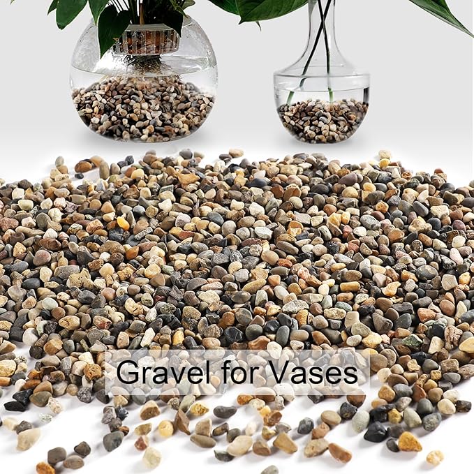 11LB 1/8-3/8 Inch Sand 100% Natural Stone Sand for Aquarium Silica Sand Decorative Sand for Landscaping Coarse Sand for Fish Tank