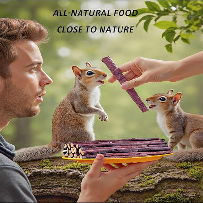 Bunny Chew Stick Rabbit Toy Treat 400g 4 in 1 Molar Stuff 100% Organic Natural Snack Apple Branch Sweet Bamboo Timothy Hay Alfalfa Food Clean Teeth Hamster Chinchilla Parrot Gerbil Squirrel