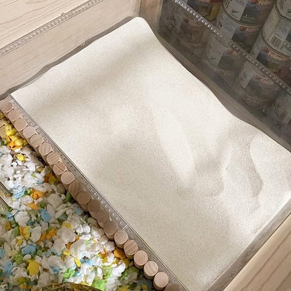 DR.DUDU Hamster Bath Sand, 6.6lb Dust Free Desert Sand or Potty Litter Sand for Hamster Chinchillas Gerbil Syrian Mice Small Animals (White)