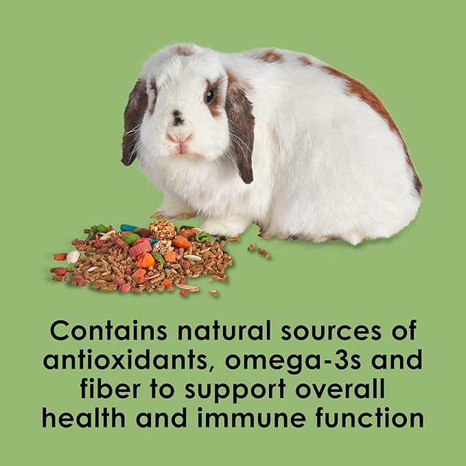 Kaytee Fiesta Rabbit Food, Nutritious and Fun Blend, Supports Dental Health and Digestion, 6.5 pounds
