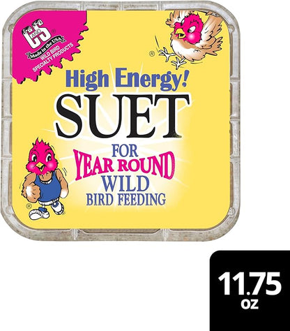 C&S High Energy Suet Treat, 11.75 Ounce, 8 Pack