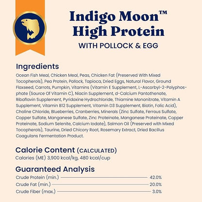 Solid Gold High Protein Dry Cat Food - Grain Free & Gluten Free Alaskan Pollock Cat Dry Food w/Probiotics for Gut Health & Digestion - High Fiber & Omega 3 - Low Carb Superfood Kibble - All Ages -3LB