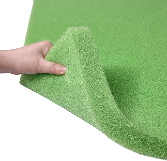 Bio Filter Foam Sponges, 20"x20"x1.6" 35PPI Filter Media Pad,Cut-to-Size Foam for Aquarium Fish Tank