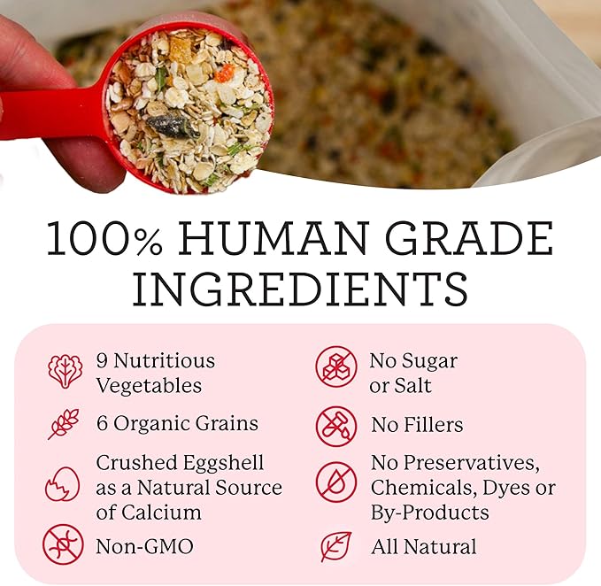 Dr. Harvey's Canine Health Miracle Dog Food, Human Grade Dehydrated Base Mix for Dogs with 9 Vegetables and 6 Organic Whole Grains (5 Pounds)