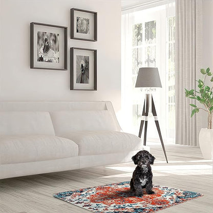 Washable Pee Pads for Dogs - Super Absorbent Reusable Puppy Training Pads - 100% Waterproof, Leak-Proof & Non-Slip Whelping Pads for Pet Housebreaking