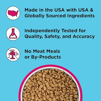 BIXBI Liberty Grain Friendly Dry Dog Food, Rancher's Red Recipe, 4 lbs - Fresh Meat, No Meat Meal, No Fillers - No Soy, Corn, Rice or Wheat for Easy Digestion - USA Made