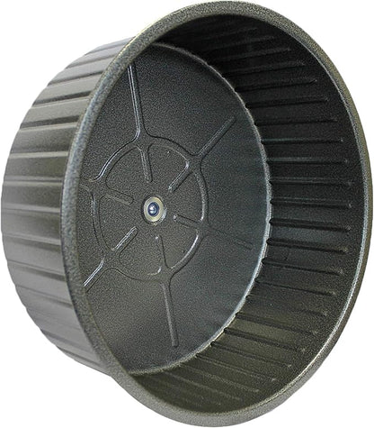 15" Chin-Sprint : All-Metal Durable, Fast Exercise Wheel - for Chinchillas, Prairie Dogs, Rats, Degus, Hedgehogs, Opossums & Other Small Pets (Black)