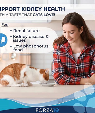 Forza10 Kidney Care Cat Food – Renal Support Wet Cat Food with Lamb, 3.5 oz Cans, 32 Pack – Vet Formulated, Made in Italy