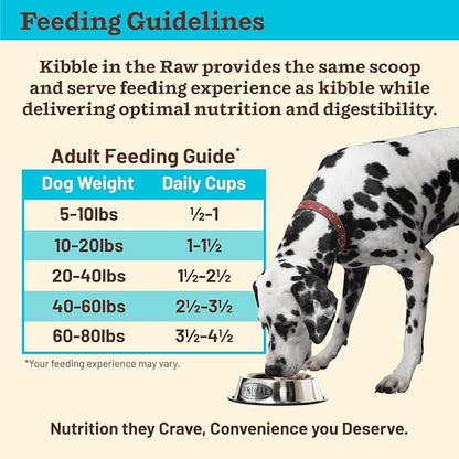 Primal Kibble in The Raw, Freeze Dried Dog Food, Fish & Pork, Scoop & Serve, Made with Raw Protein, Whole Ingredient Nutrition, Crafted in The USA, Dry Dog Food 9 lb Bag