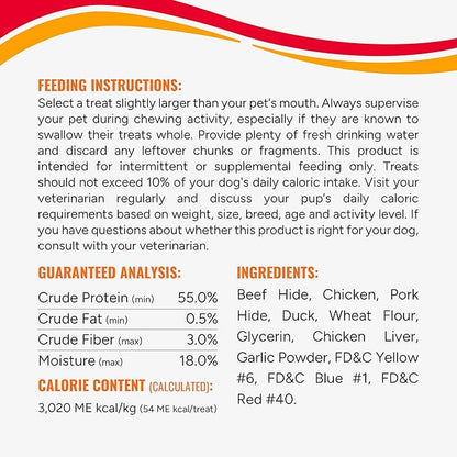 Good N Fun Triple Flavor Kabobs 48 Ounce, Rawhide Snack for All Dogs (2 Pack)