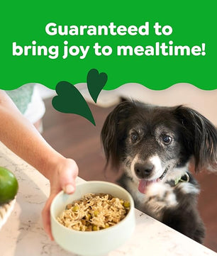 Greenies Smart Topper High Protein Wet Mix-in for Dogs, Chicken, Peas, Apples & Brown Rice Recipe in Vitabroth Broth - Bone Broth + Vitamins E & B1, 10 Count