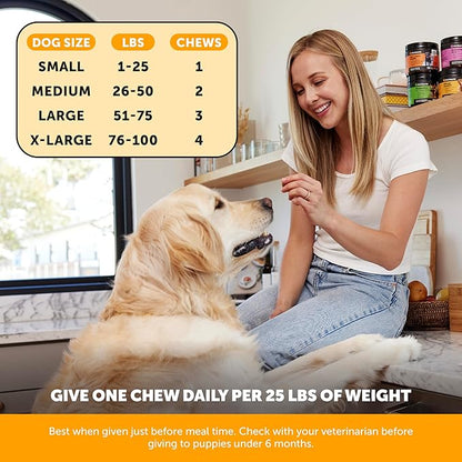 Dog Allergy Itch Relief - Maximum Strength Itch Supplement with Probiotics for Dogs - Immune Support & Skin Relief for Seasonal Allergies - Natural Itchy Skin Paw Relief - (Chicken, 90 Ct)