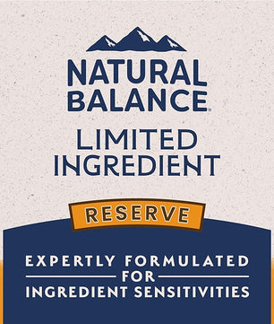 Natural Balance Limited Ingredient Adult Grain-Free Dry Dog Food, Reserve Duck & Potato Recipe, 4 Pound (Pack of 1)