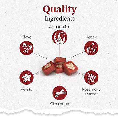 ARK NATURALS Protection Plus Brushless Toothpaste for Mini Breeds, 4 oz Bag, Dog Dental Chew with Toothpaste Center, Prevents Plaque & Tartar, Freshens Breath