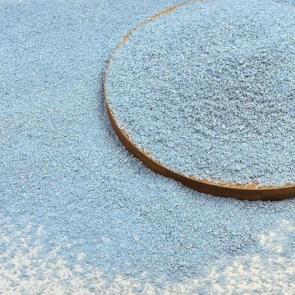 10 lbs Blue Sand Aquarium Substrate, 0.4-0.8 mm Decorative Sand for Aquarium, Fish Tank, Paintings, Candle, Vase, Wedding Ceremony, Arts Crafts and Bowl Fillers