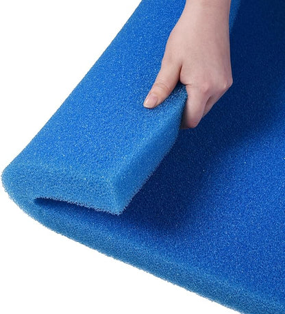 Bio Filter Foam Sponges, 20"x20"x1.6" 25PPI Filter Media Pad,Cut-to-Size Foam for Aquarium Fish Tank