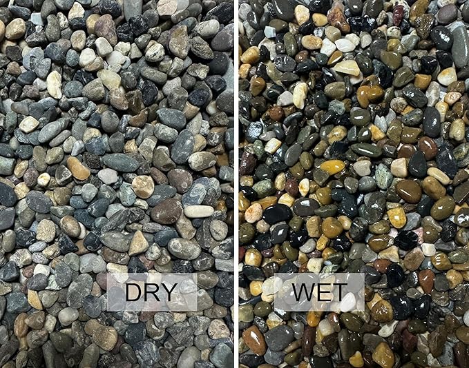 11LB 1/8-3/8 Inch Sand 100% Natural Stone Sand for Aquarium Silica Sand Decorative Sand for Landscaping Coarse Sand for Fish Tank