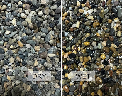 11LB 1/8-3/8 Inch Sand 100% Natural Stone Sand for Aquarium Silica Sand Decorative Sand for Landscaping Coarse Sand for Fish Tank