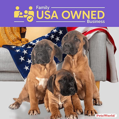 PETSWORLD 2XL Puppy Pads, 28x44 Inch, 1000 Count| Ultra-Absorbent, Leak-Proof Dog Pee Pads for Potty Training