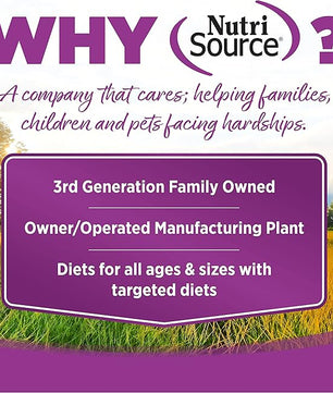 NutriSource Puppy Food, Made with Chicken and Rice, Large Breed, with Wholesome Grains, 30LB, Dry Dog Food