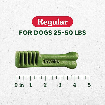 Greenies Weight Management Regular Dog Dental Chews Weight Control Dog Treats, 27 oz. Pack (27 Treats)