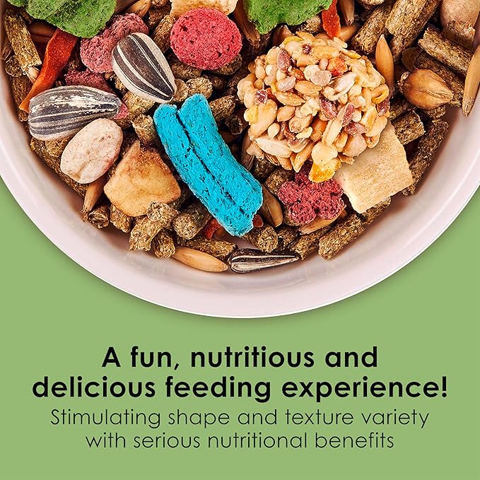 Kaytee Fiesta Chinchilla Food, Nutritious and Fun Blend, Supports Dental Health and Digestion, 2.5 pounds