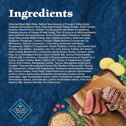 Blue Buffalo Wilderness Rocky Mountain Recipe High-Protein Dry Puppy Food with DHA, Made in the USA with Natural Ingredients Plus Wholesome Grains, Red Meat, 4.5-lb. Bag