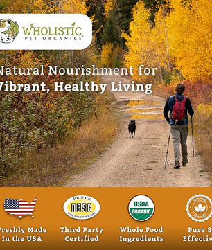Wholistic Pet Organics Canine Complete - Dog Multivitamin Powder - 1 Lb - Daily Dog Vitamins and Supplements for Homemade Food - Immune System, Skin, Coat & Overall Health - Small and Large Breed
