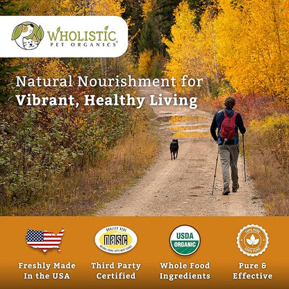 Wholistic Pet Organics Canine Complete - Dog Multivitamin Powder - 2 Lb - Daily Dog Vitamins and Supplements for Homemade Food - Immune System, Skin, Coat & Overall Health - Small and Large Breed