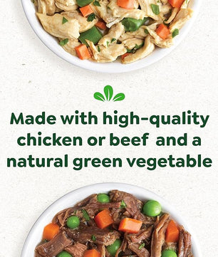 Greenies Smart Topper High Protein Wet Mix-in for Dogs, Chicken, Green Beans, and Sweet Potatoes Recipe & Beef, Peas, and Carrots Recipe Variety Pack, 8 Trays of 2oz.