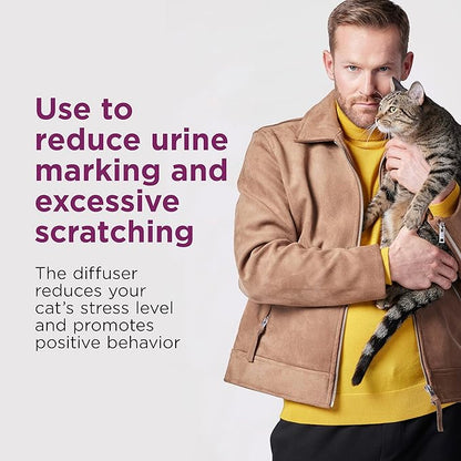COMFORT ZONE 6 Pack Cat Calming Diffuser Refills; 30-day Refills; Pheromones Help Cat Anxiety